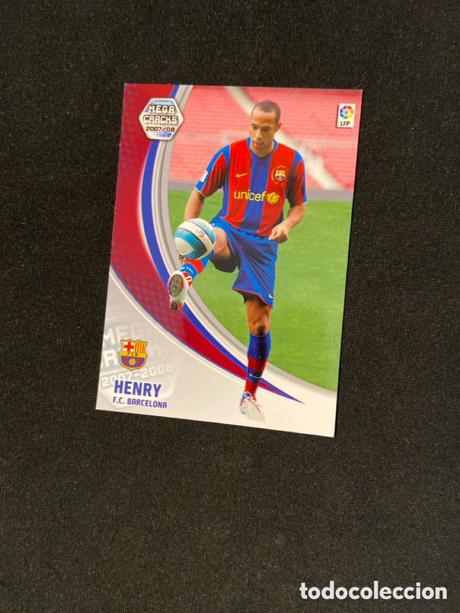 Cromos de f&uacute;tbol: HENRY 68 (BARCELONA) MEGA