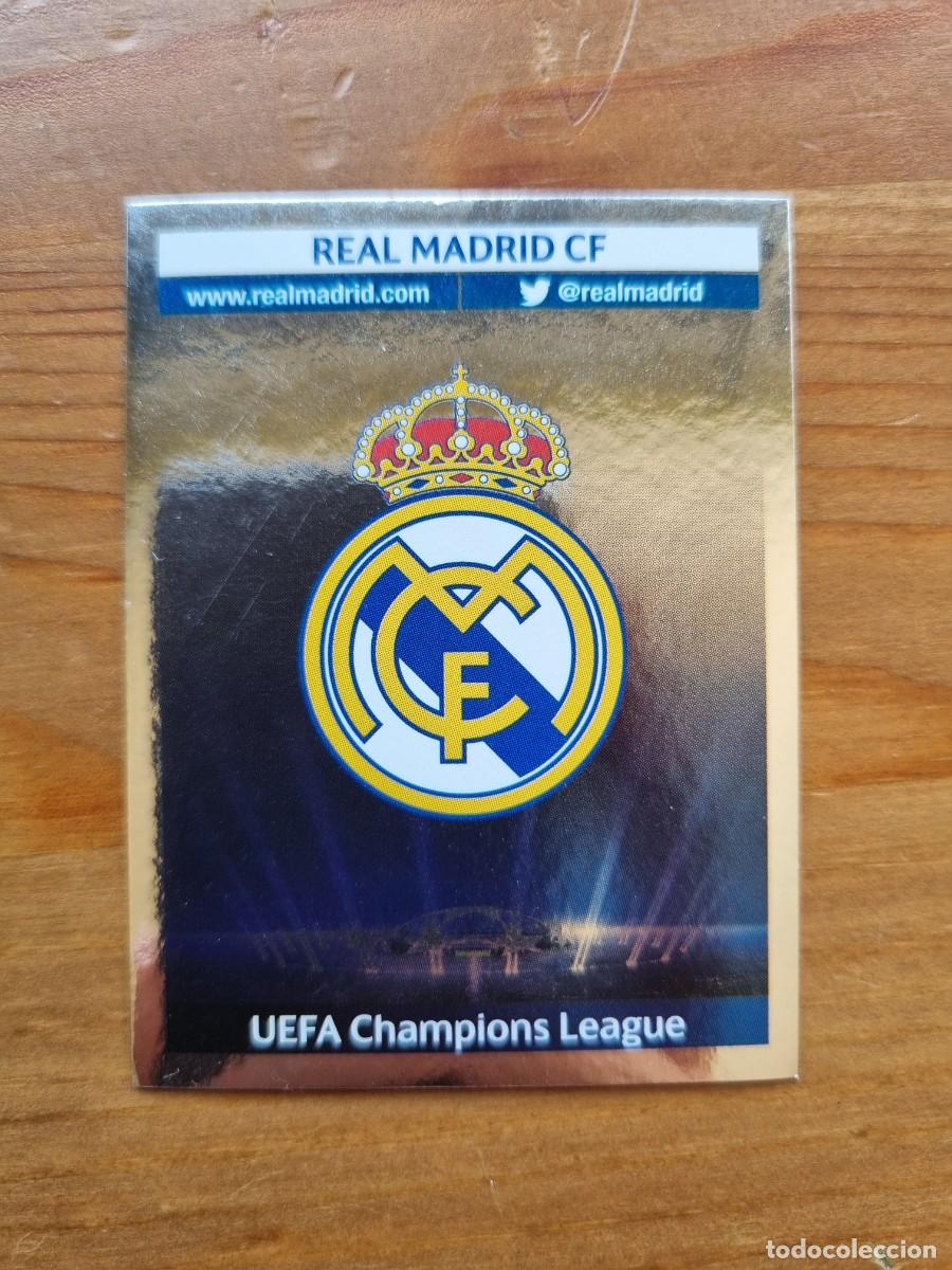 Cromos de f&uacute;tbol: 80 ESCUDO (Real Madrid CF). UEFA Champions League 2013 2014 13 14 (Panini)