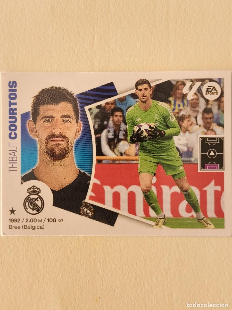 Cromos de f&uacute;tbol: #3 COURTOIS (REAL MADRID C.F.) LIGA 24/25 ESTE