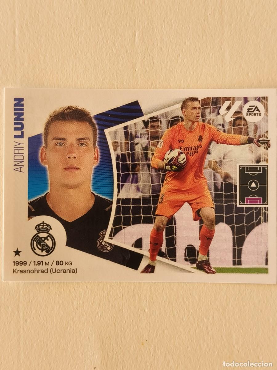 Cromos de f&uacute;tbol: #4 LUNIN (REAL MADRID C.F.) LIGA 24/25 ESTE