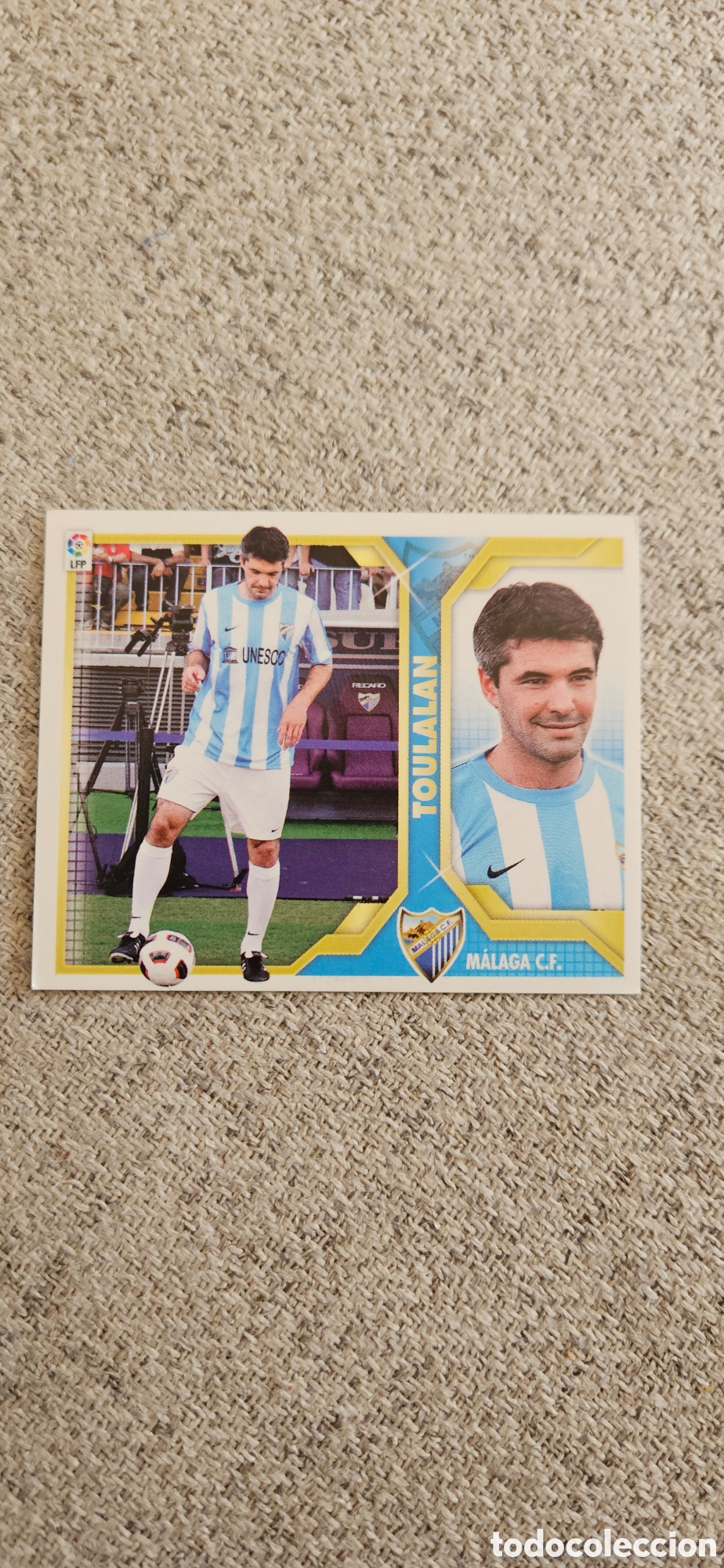Cromos de Futebol: fichaje 4 M&aacute;laga toulalan liga este 2011 2012 11 12 sin pegar