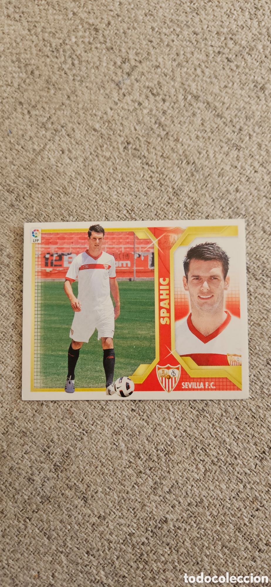Cromos de Futebol: Spahic fichaje 6 Sevilla liga este 2011 2012 11 12 sin pegar