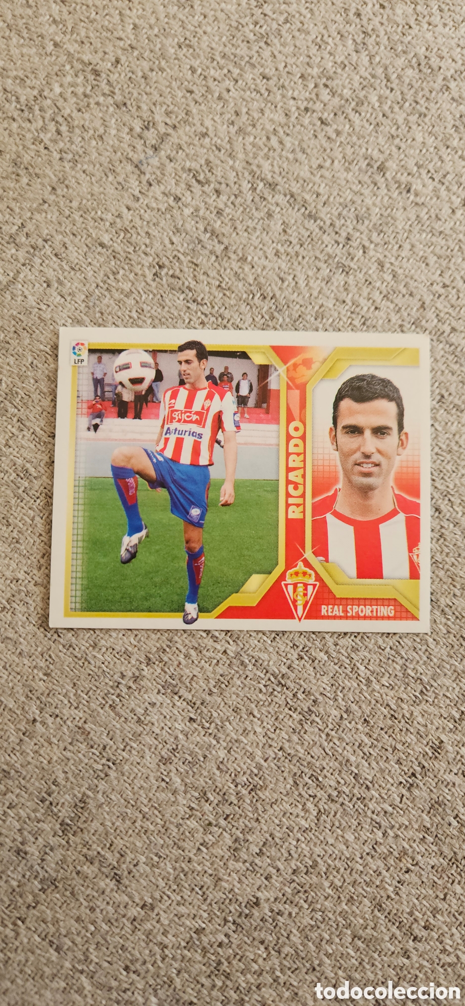 Cromos de Futebol: Ricardo sporting de gijon fichaje 7 liga este 2011 2012 11 12 sin pegar