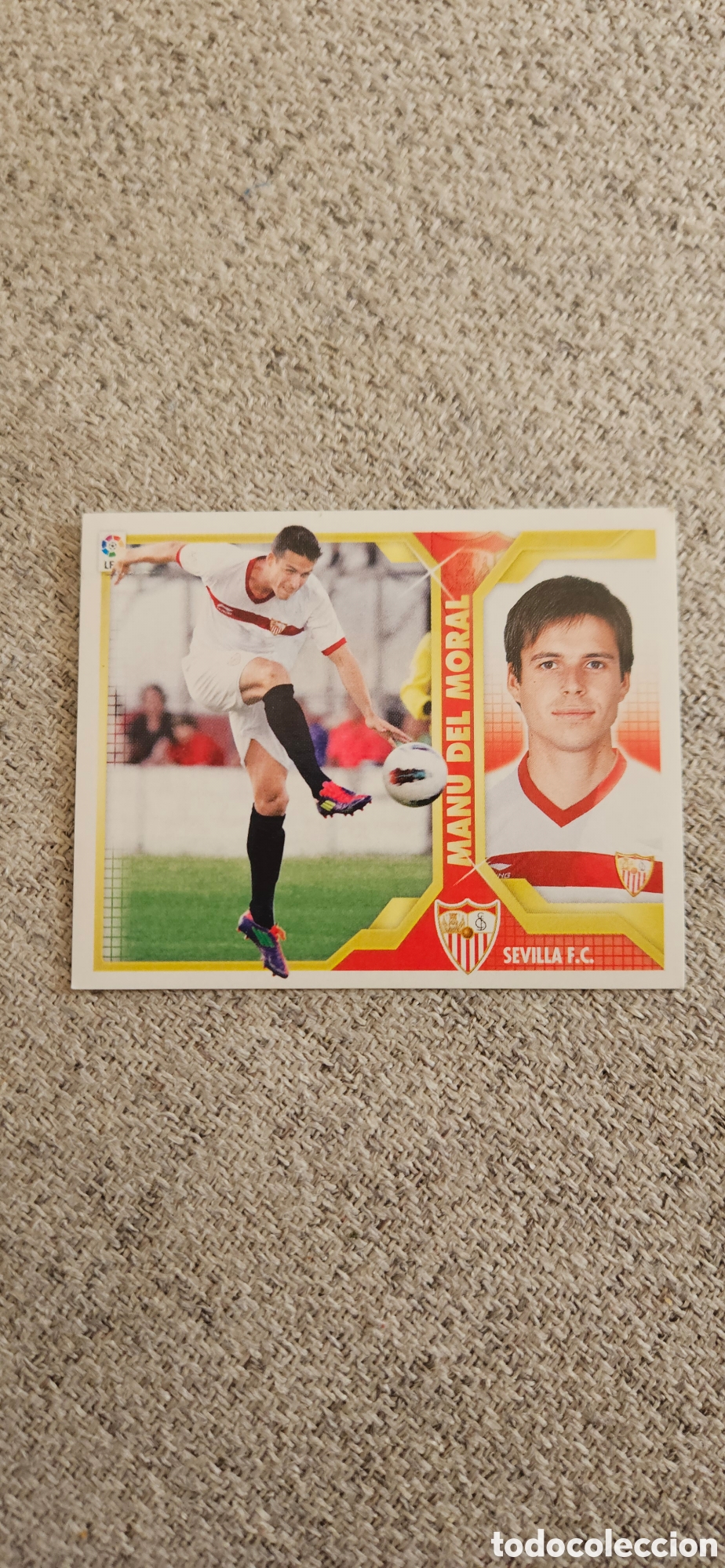 Cromos de Futebol: Del. Moral Sevilla fichaje 10 liga este 2011 2012 11 12 sin pegar