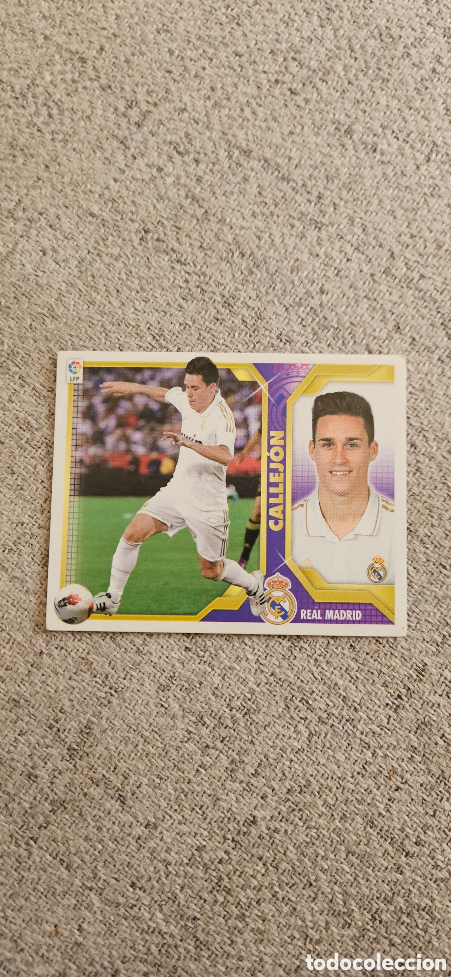 Cromos de Futebol: Callej&oacute;n real Madrid fichaje 11 liga este 2011 2012 11 12 sin pegar