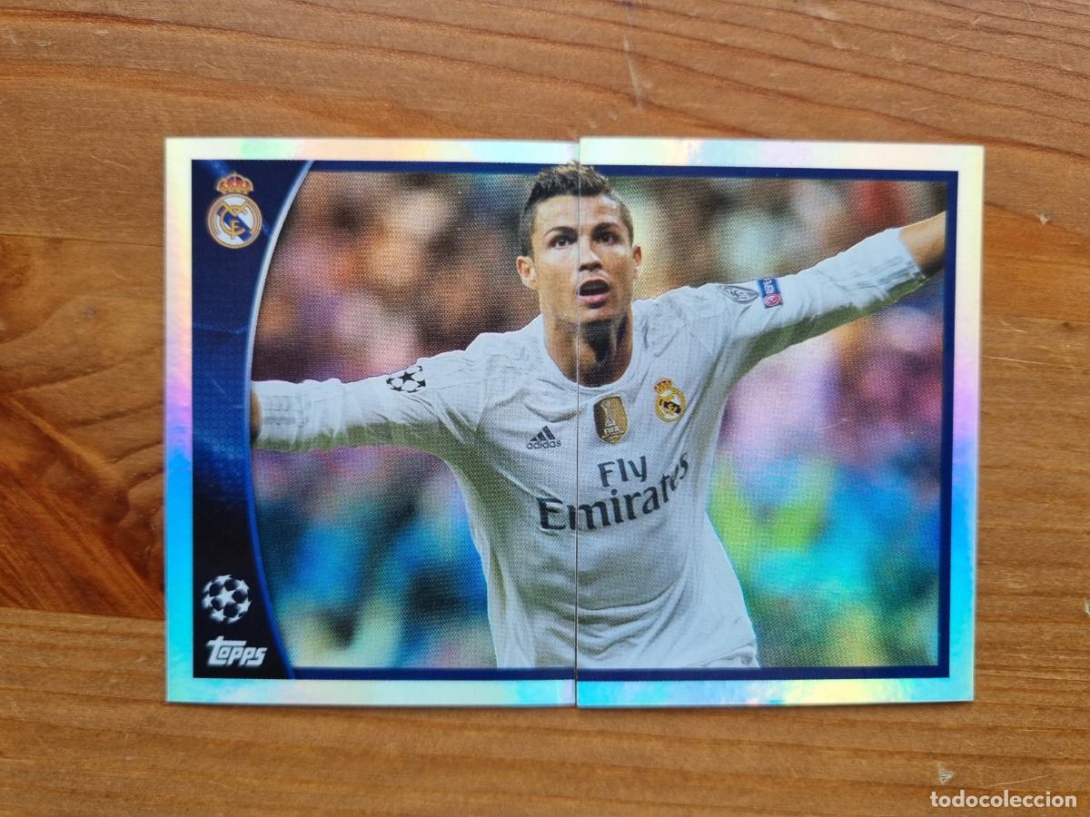 Cromos de Futebol: 616 y 617 CRISTIANO RONALDO (Real Madrid CF). UEFA Champions League 2015 2016 15 16 (Topps)