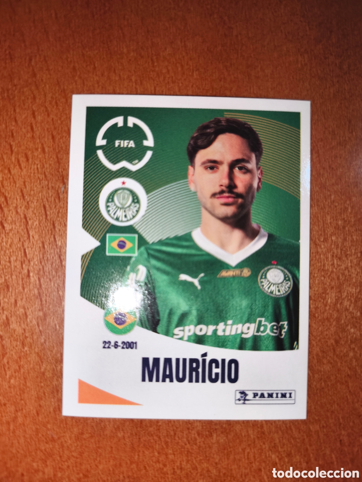 Fu&szlig;ball-Sticker: Mauricio n&deg;13 Fifa Club World Cup 2025 Palmeiras