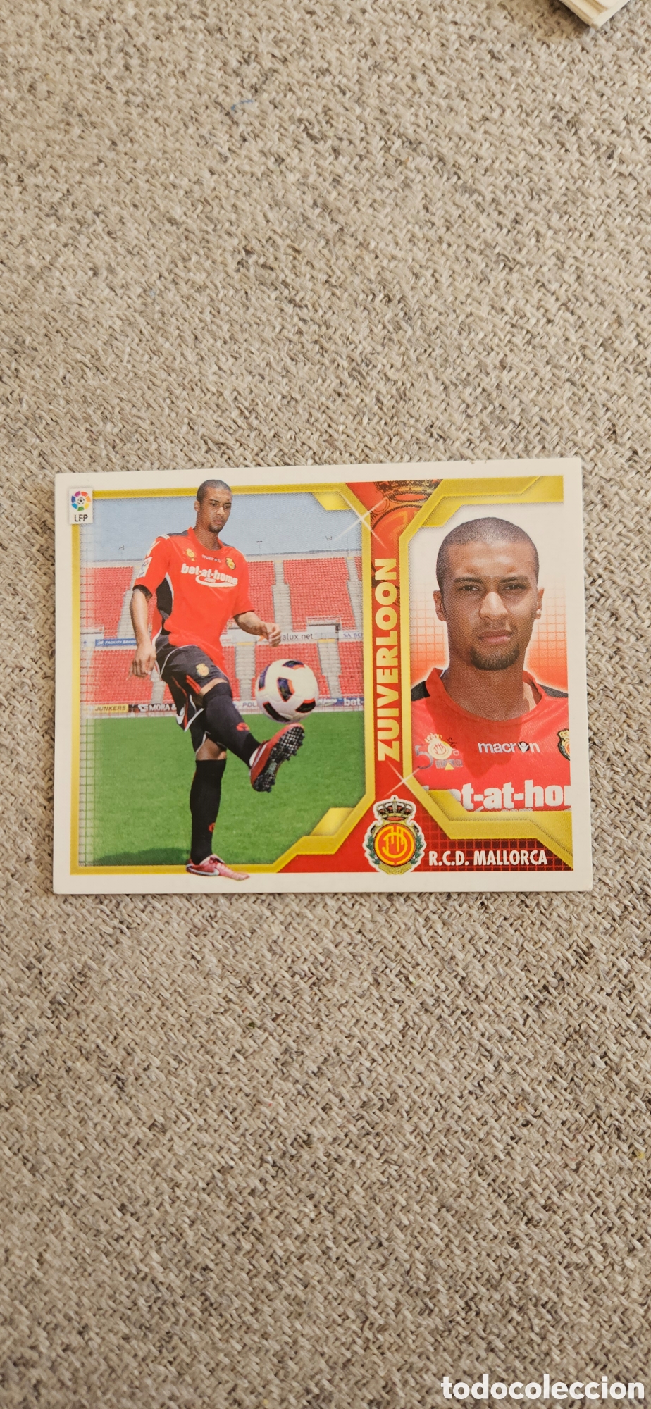Fu&szlig;ball-Sticker: Zuiverloon Mallorca fichaje 13 liga este 2011 2012 11 12 sin pegar
