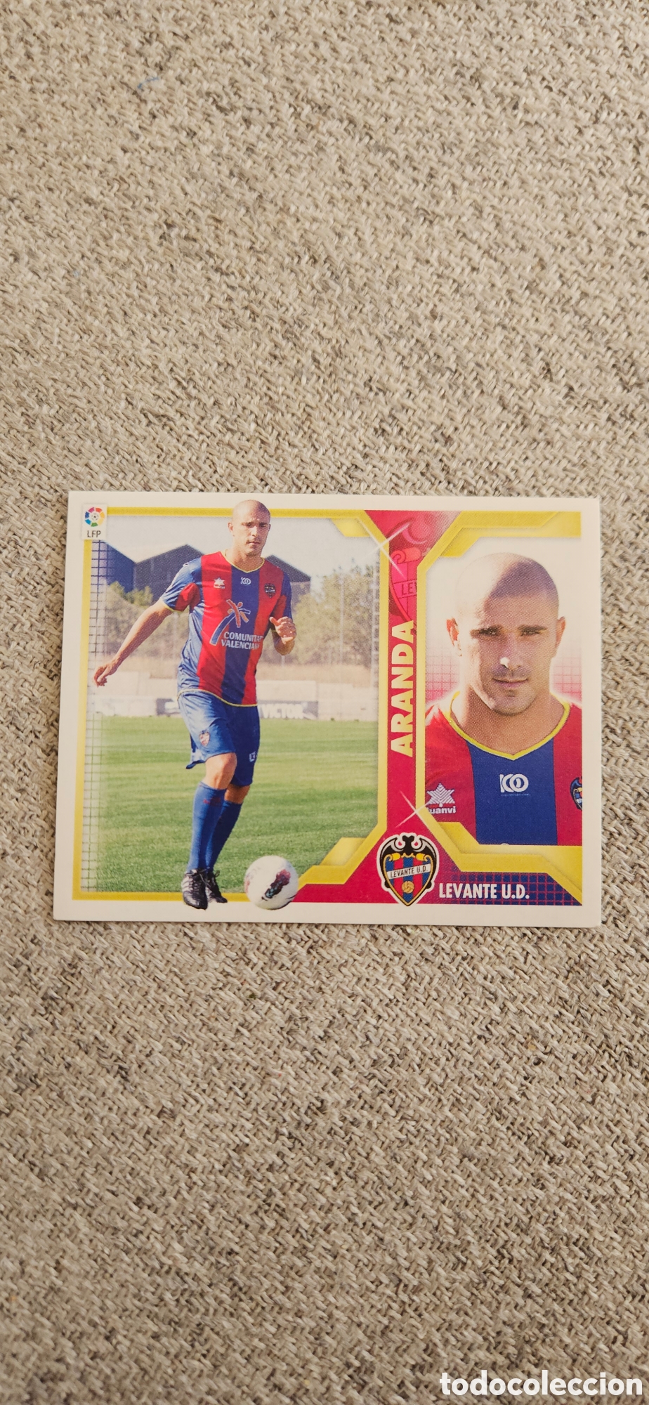 Cromos de f&uacute;tbol: Aranda levante fichaje 18 liga este 2011 2012 11 12 sin pegar