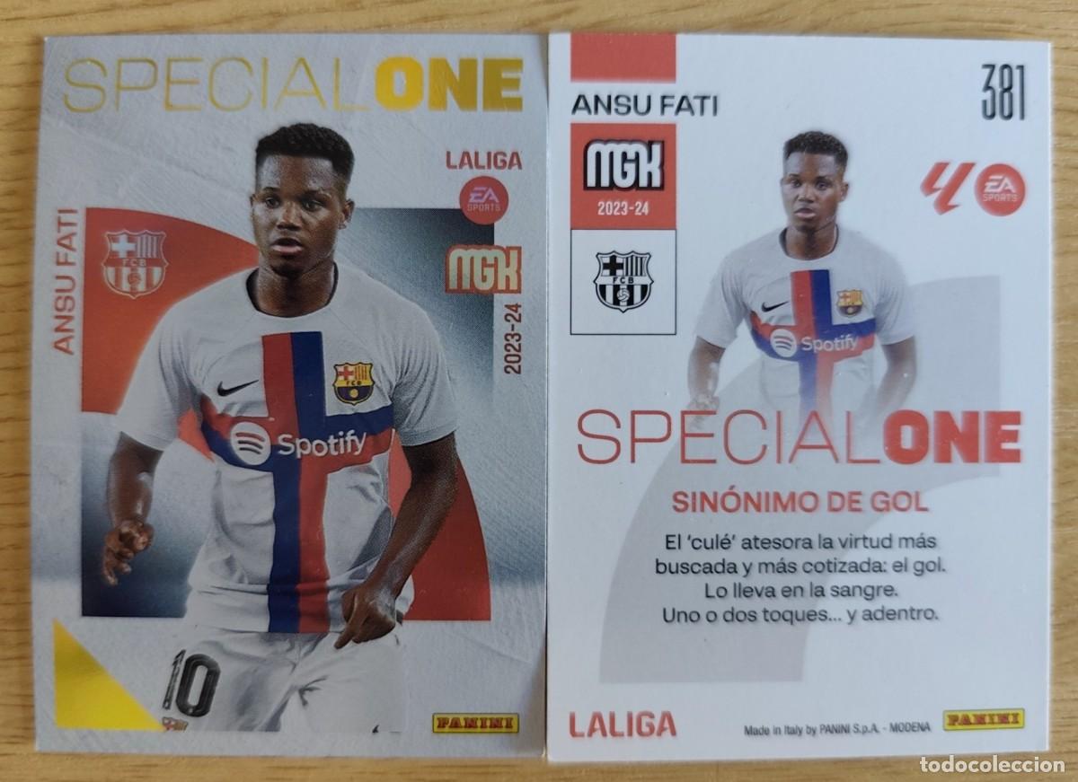 Cromos de f&uacute;tbol: 381 ANSU FATI F.C. BARCELONA SPECIAL ONE MGK MEGACRACKS 2023 2024 23 24