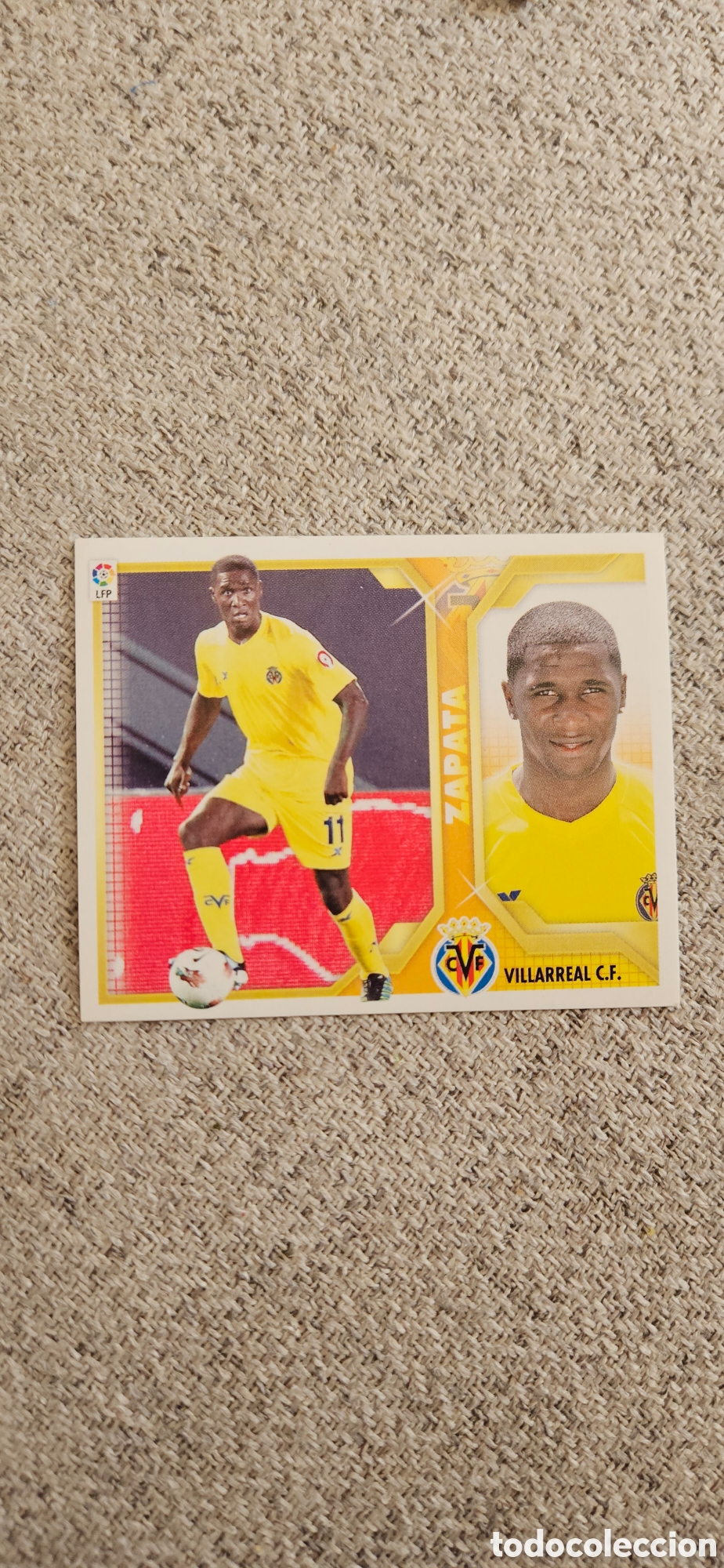 Cromos de f&uacute;tbol: Zapata villarreal fichaje 21 liga este 2011 2012 11 12 sin pegar