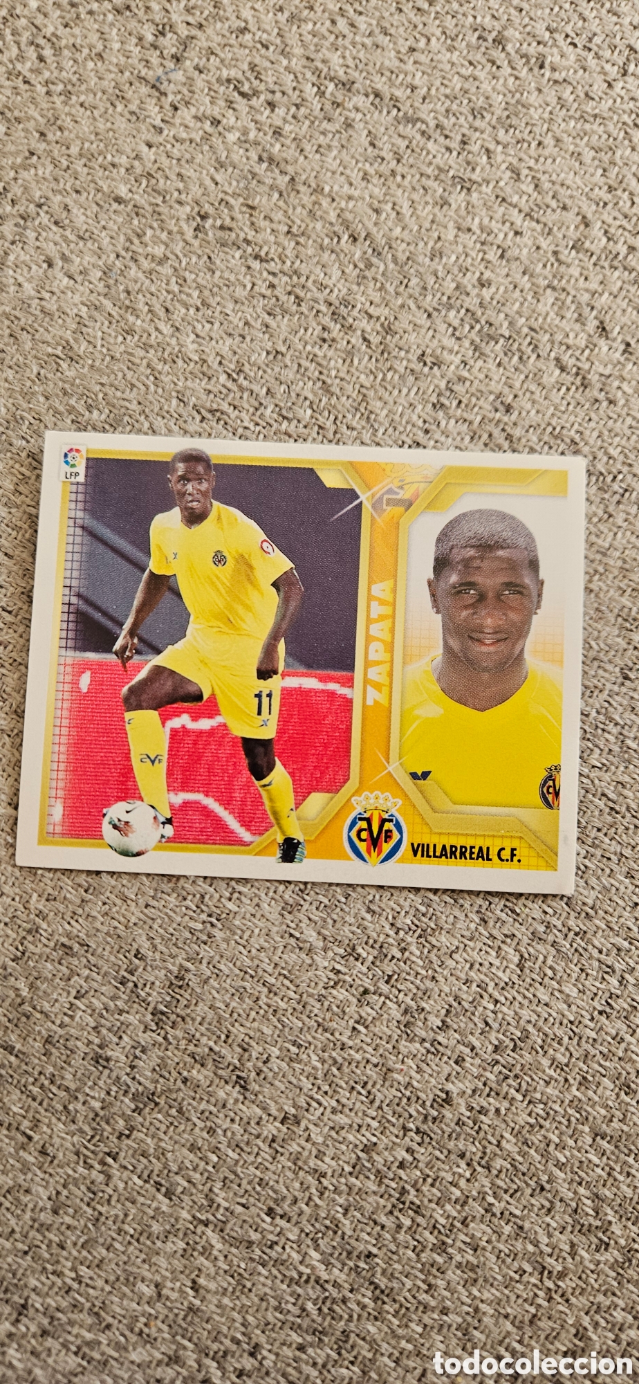 Cromos de f&uacute;tbol: Zapata villarreal fichaje 14 liga este 2011 2012 11 12 sin pegar