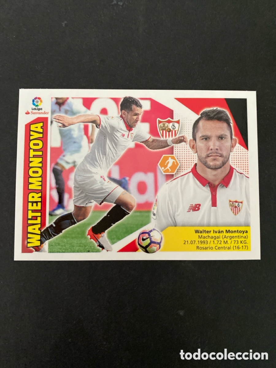 Cromos de f&uacute;tbol: Cromo liga 17/18 Sevilla FC N* 12 B