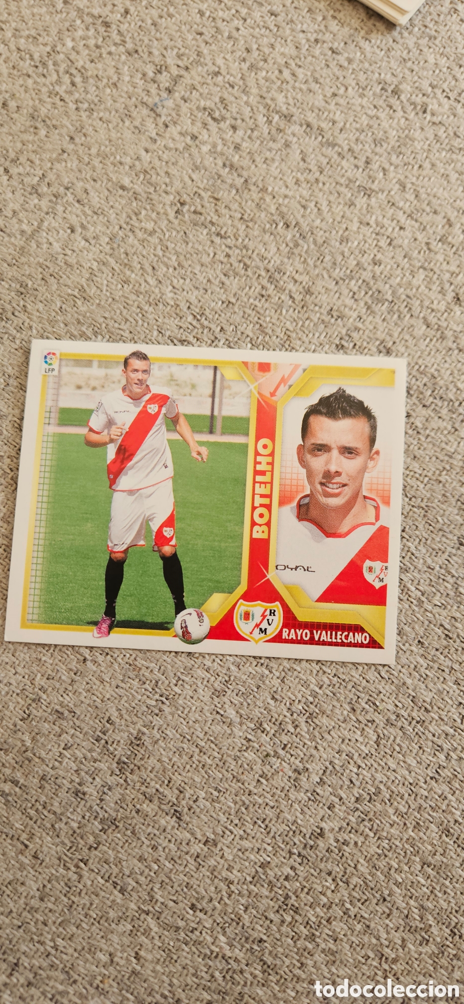 Cromos de f&uacute;tbol: Botelho rayo vallecano fichaje 22 liga este 2011 2012 11 12 sin pegar