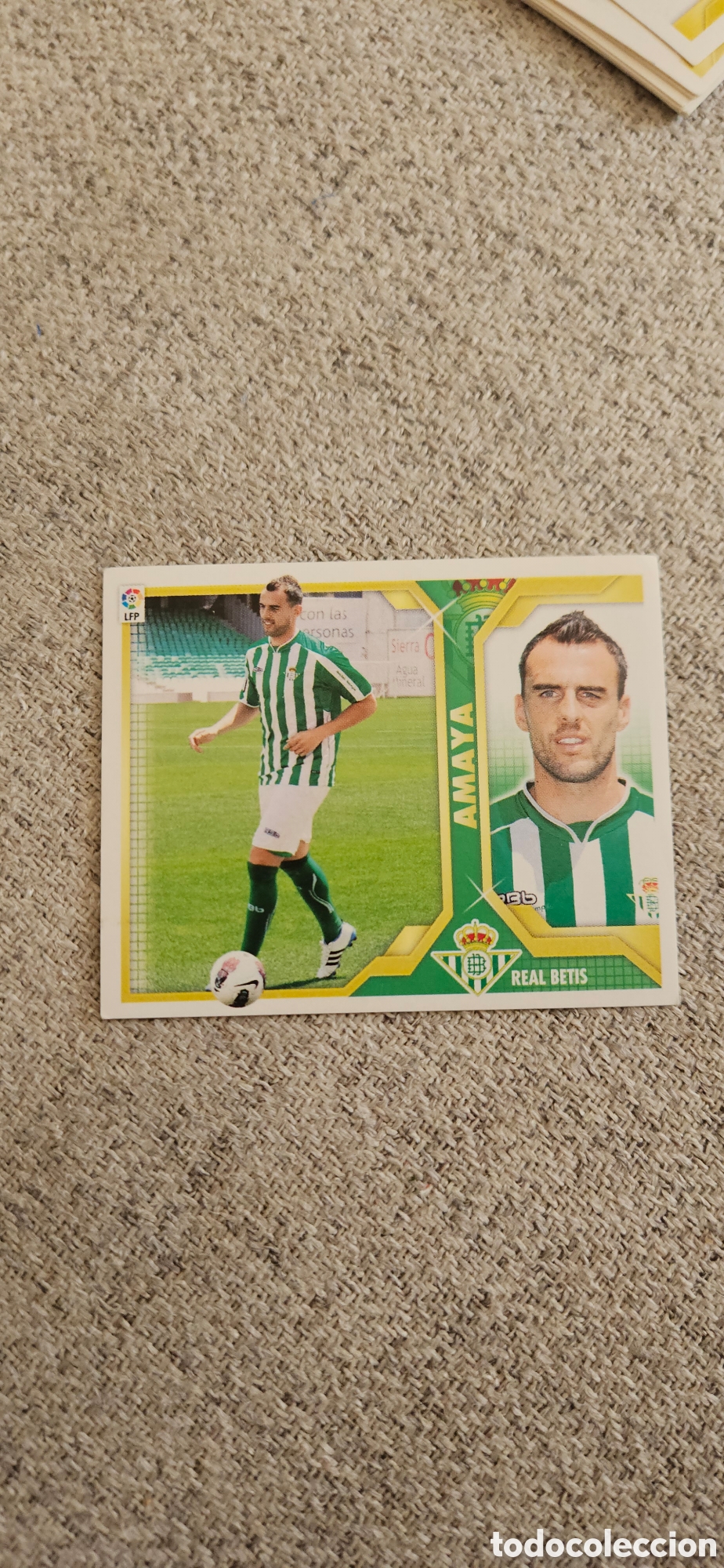 Cromos de f&uacute;tbol: Amata betis fichaje 28 liga este 2011 2012 11 12 sin pegar