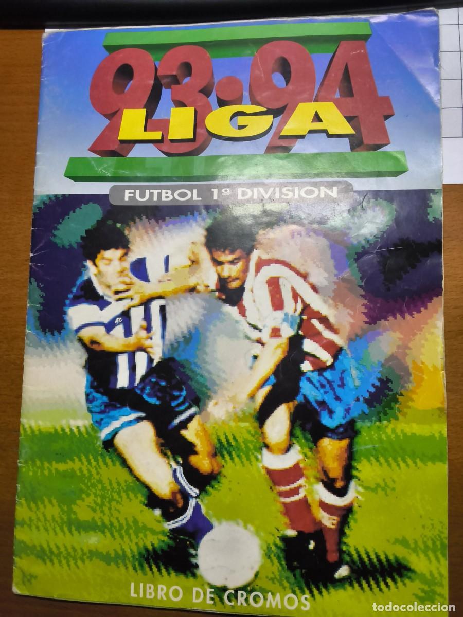 Cromos de f&uacute;tbol: ALBUN ESTE 93-94 PLANCHA Y CROMOS SUELTOS