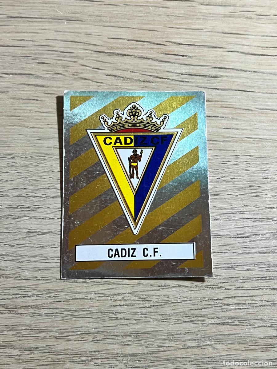 Fu&szlig;ball-Sticker: 81 ESCUDO CADIZ LIGA FUTBOL 88 PANINI NUNCA PEGADO SIN PEGAR 1988