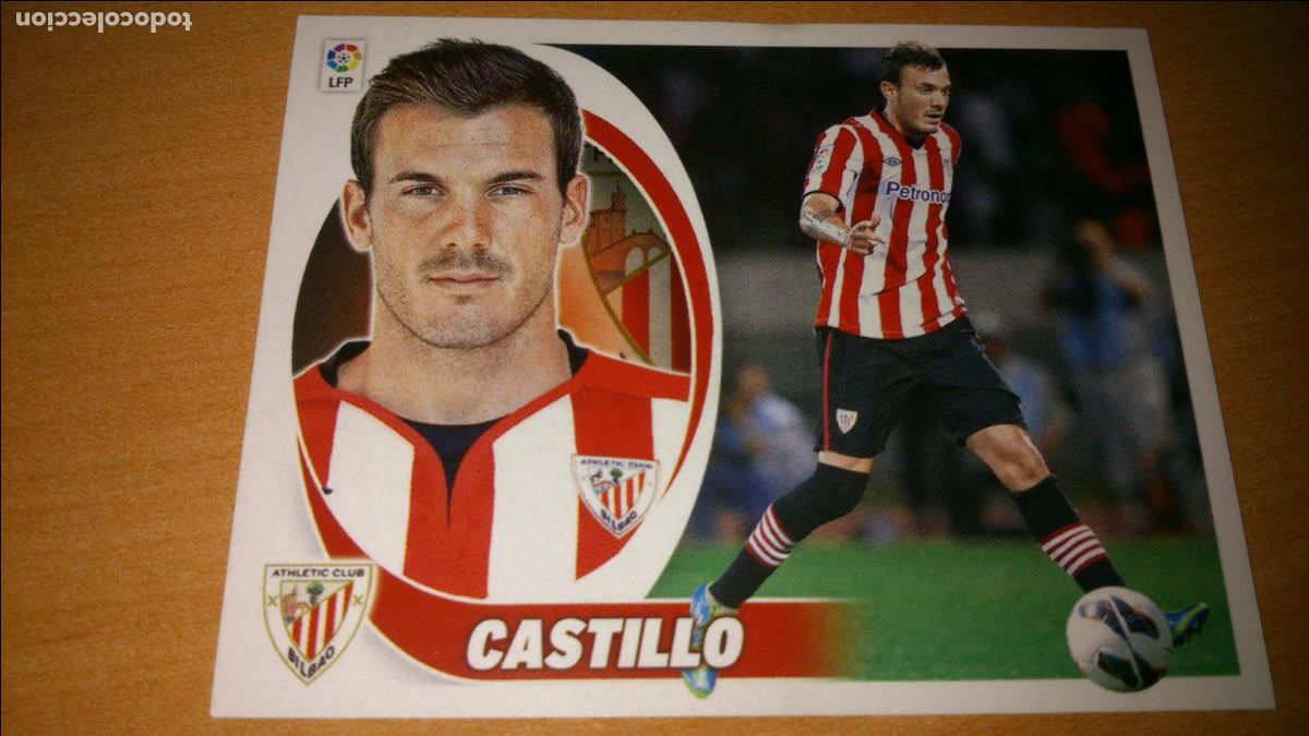 Cromos de f&uacute;tbol: TEMPORADA 2012 2013 12 13 COLOCA ATHLETIC DE BILBAO N&ordm; 4 BIS CASTILLO NUEVO SIN PEGAR