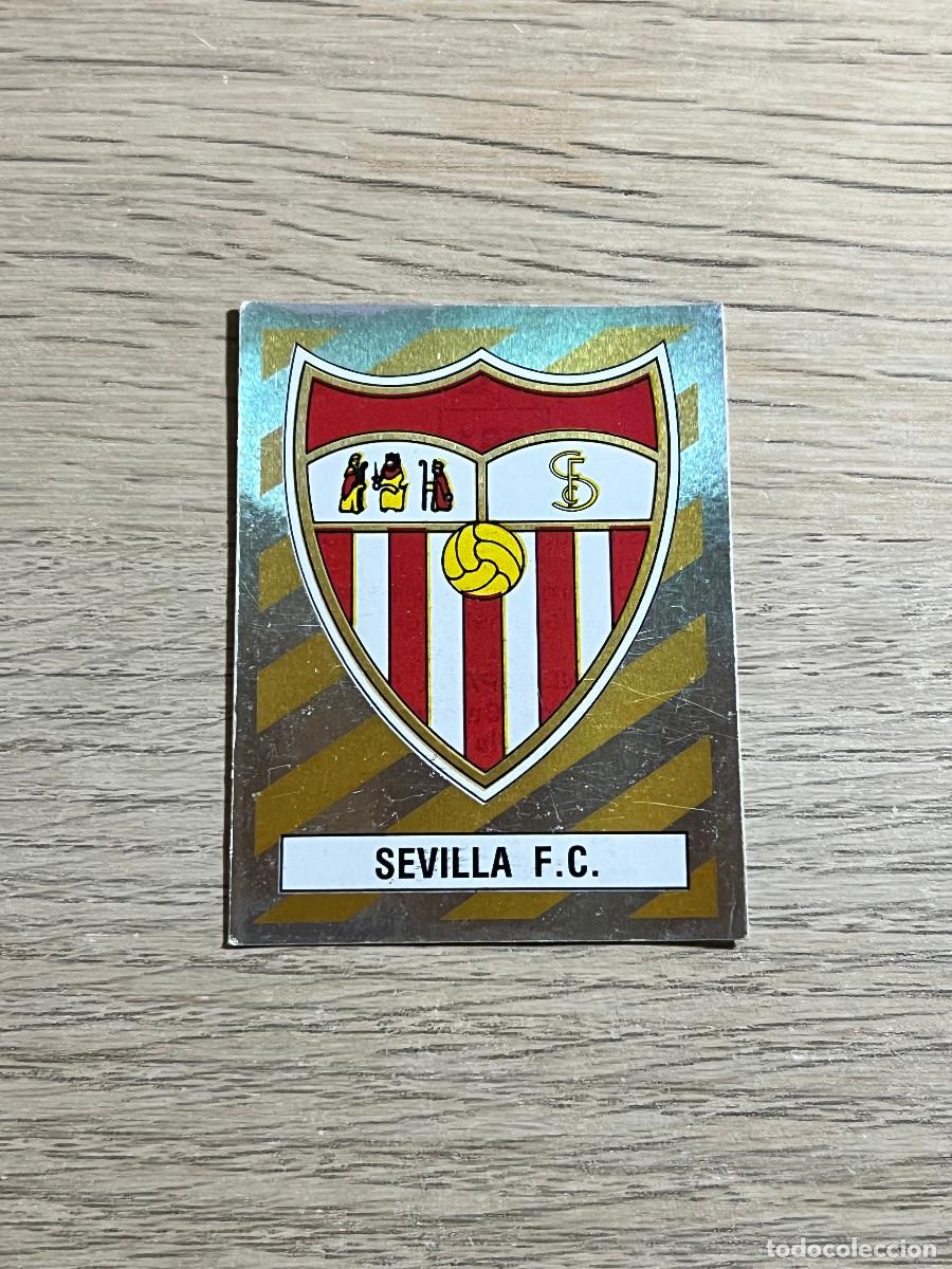 Cromos de f&uacute;tbol: 291 ESCUDO SEVILLA LIGA FUTBOL 88 PANINI NUNCA PEGADO SIN PEGAR 1988