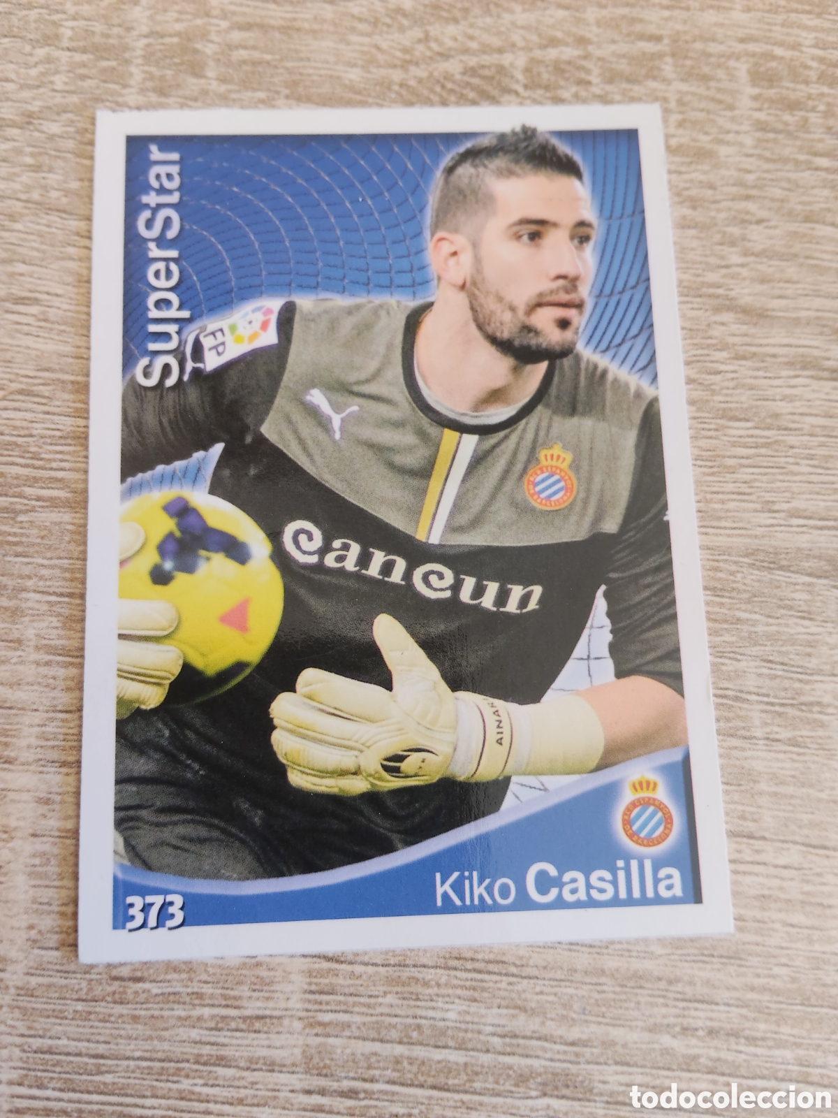 Cromos de f&uacute;tbol: Mundicromo las fichas de la liga 2015 373 Casilla Espanyol super Star