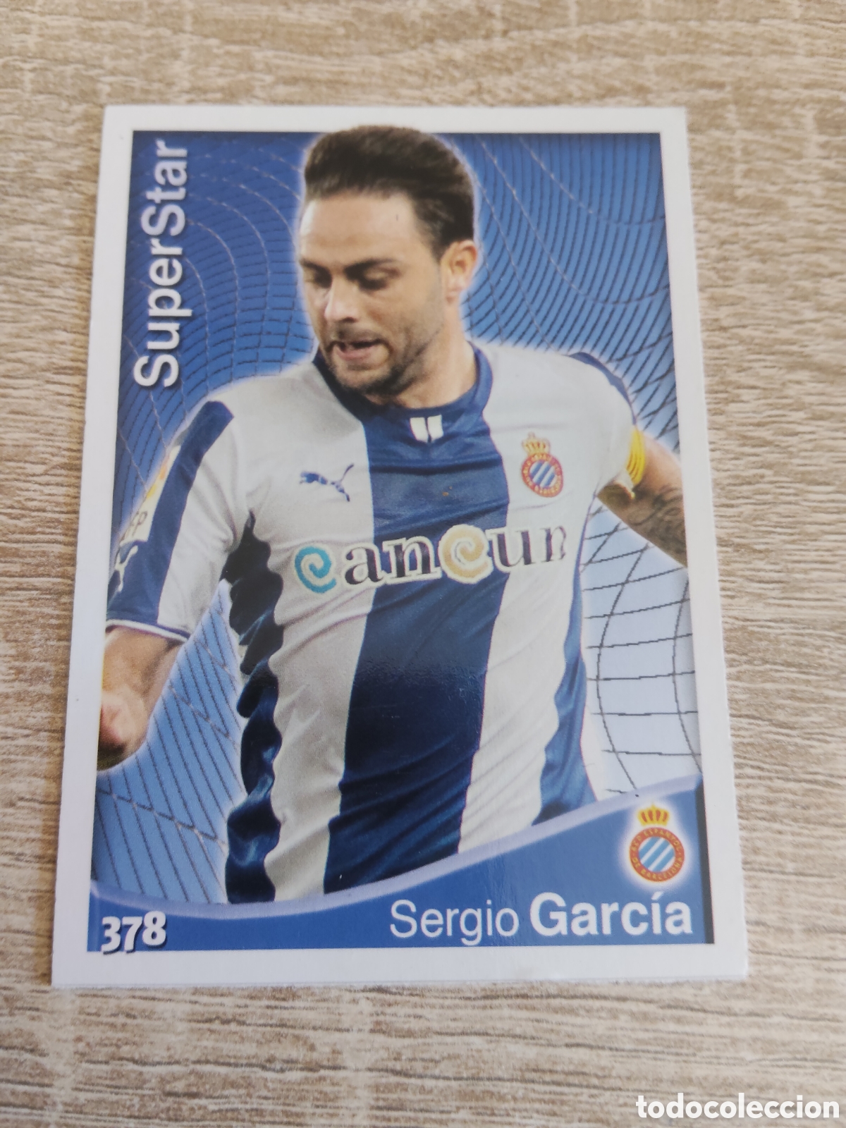 Cromos de f&uacute;tbol: Mundicromo las fichas de la liga 2015 378 Sergio Garc&iacute;a Espanyol super Star