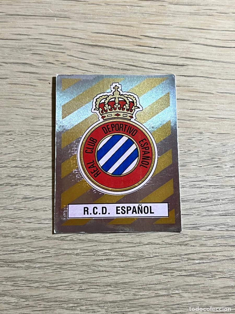 Cromos de f&uacute;tbol: 119 ESCUDO ESPA&Ntilde;OL LIGA FUTBOL 88 PANINI NUNCA PEGADO SIN PEGAR 1988
