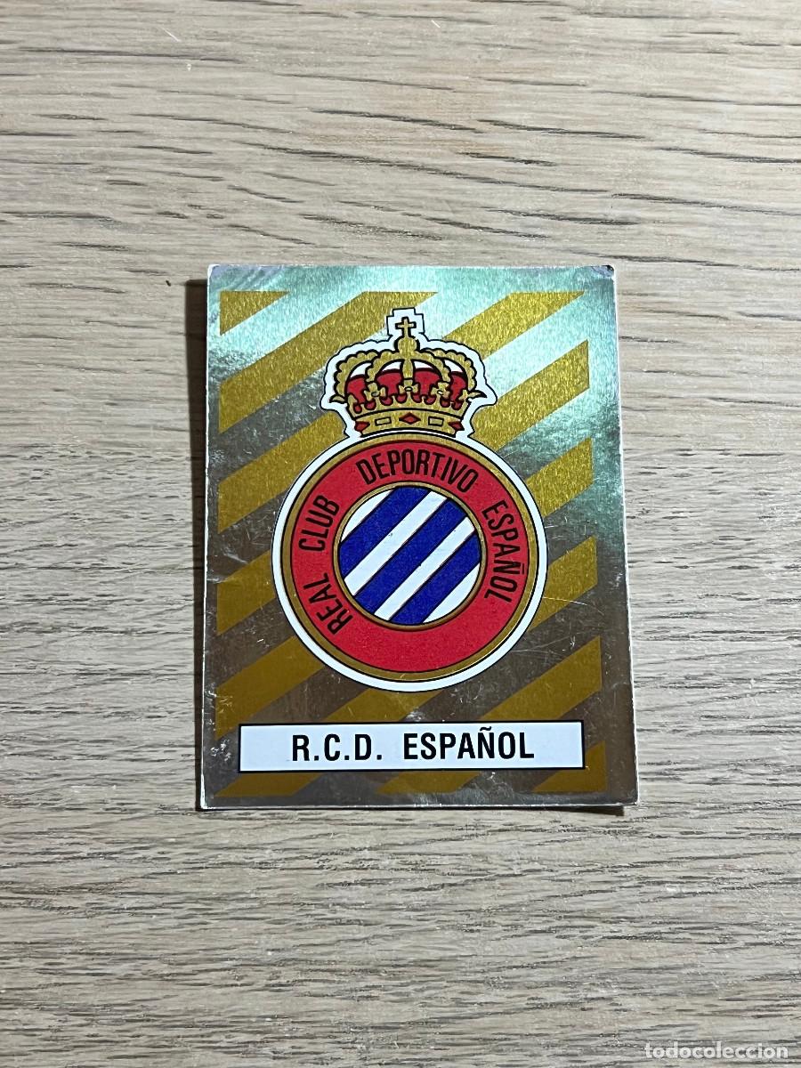 Cromos de f&uacute;tbol: 119 ESCUDO ESPA&Ntilde;OL LIGA FUTBOL 88 PANINI NUNCA PEGADO SIN PEGAR 1988