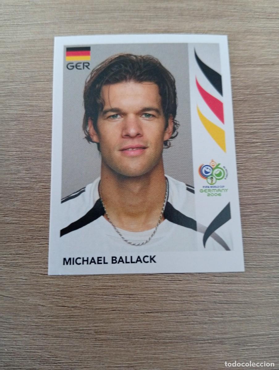 Cromos de f&uacute;tbol: MICHAEL BALLACK 25 ALEMANIA 2006 06 SIN PEGAR NUNCA PEGADO