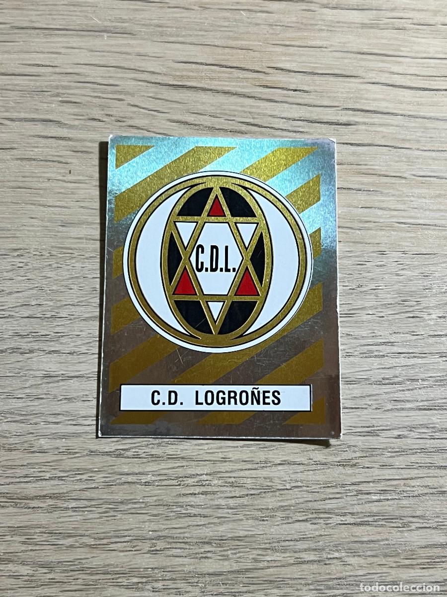 Cromos de f&uacute;tbol: 157 ESCUDO LOGRO&Ntilde;ES LIGA FUTBOL 88 PANINI NUNCA PEGADO SIN PEGAR 1988