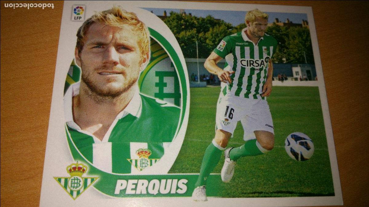 Cromos de f&uacute;tbol: TEMPORADA 2012 2013 12 13 COLOCA BETIS N&ordm; 5 BIS PERQUIS NUEVO SIN PEGAR