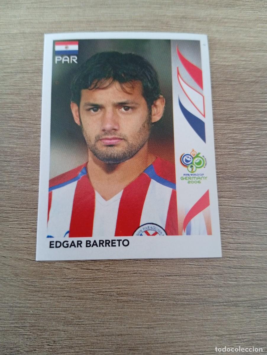 Cromos de f&uacute;tbol: EDGAR BARRETO 121 PARAGUAY ALEMANIA 2006 06 SIN PEGAR NUNCA PEGADO
