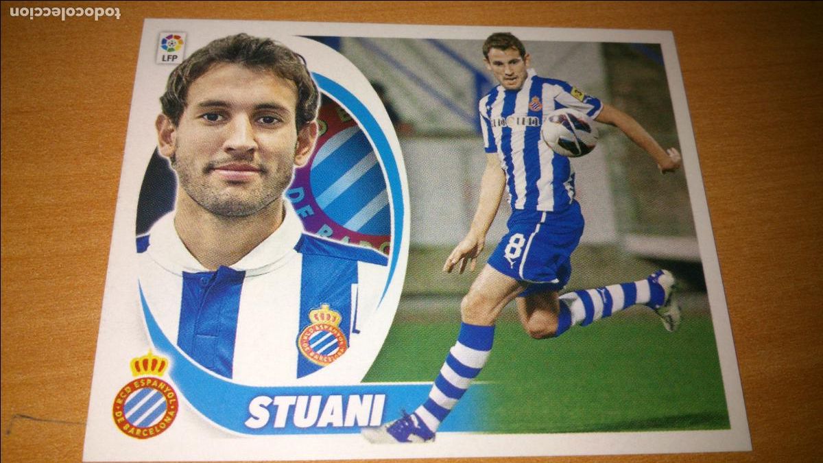 Cromos de f&uacute;tbol: TEMPORADA 2012 2013 12 13 COLOCA ESPA&Ntilde;OL N&ordm; 16 BIS STUANI NUEVO SIN PEGAR