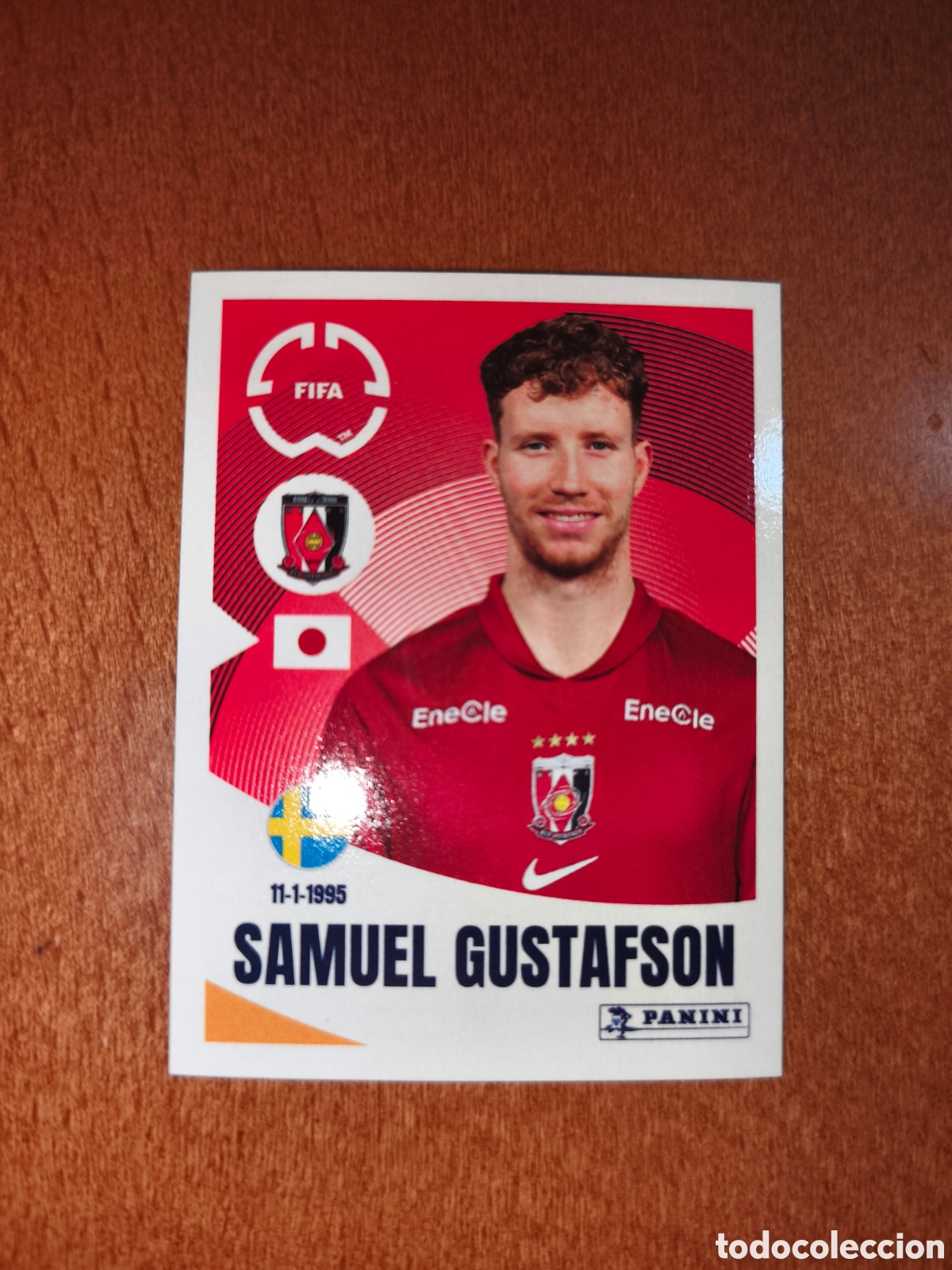 Cromos de f&uacute;tbol: Samuel Gustafson n&deg;286 Fifa Club World Cup 2025 Urawa Red Diamonds