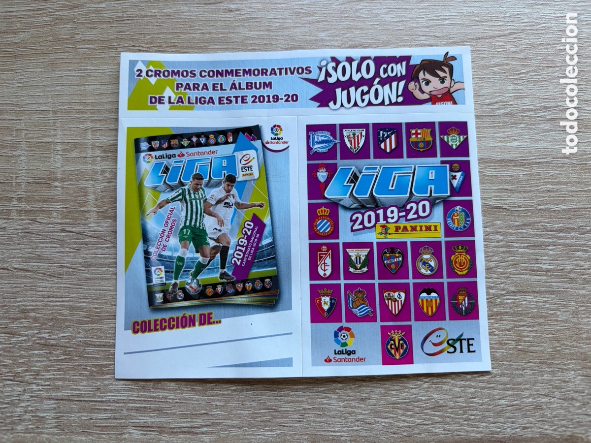 Cromos de f&uacute;tbol: CROMOS CONMEMORATIVOS LIGA ESTE EDICIONES ESTE 2019 2020 19 20 PANINI ESPA&Ntilde;A