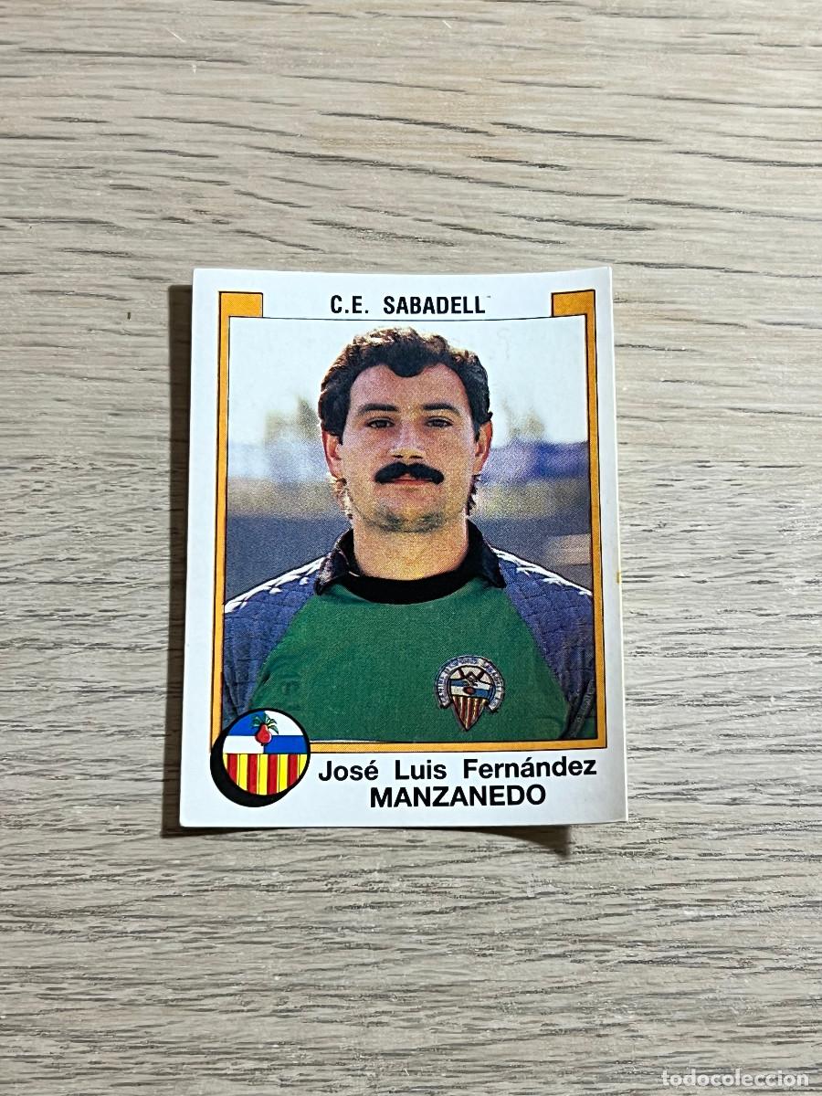 Cromos de f&uacute;tbol: 274 MANZANEDO SABADELL LIGA FUTBOL 88 PANINI NUNCA PEGADO SIN PEGAR 1988