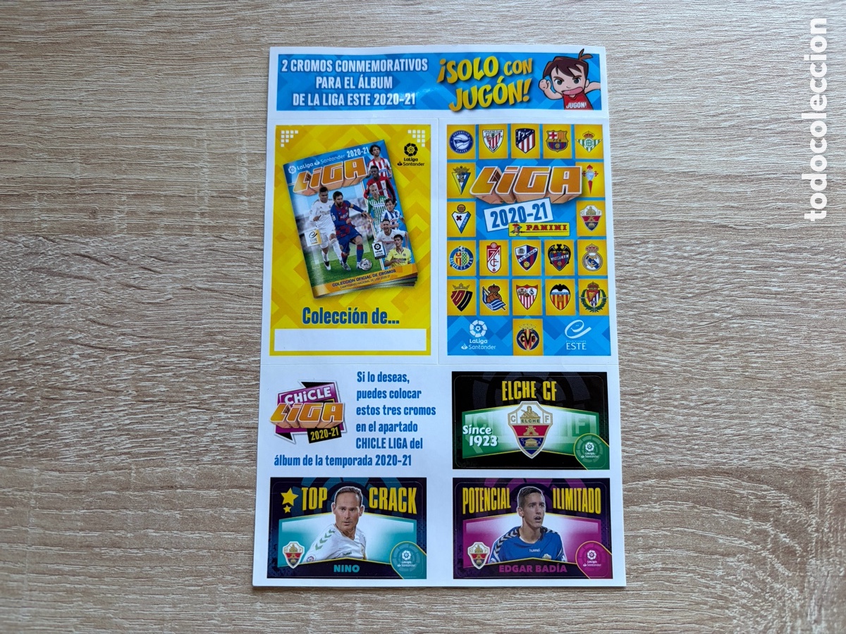 Cromos de f&uacute;tbol: CROMOS CONMEMORATIVOS + CHICLES ACTUALIZACI&Oacute;N LIGA ESTE EDICIONES ESTE 2020 2021 20 21 PANINI ESPA&Ntilde;A