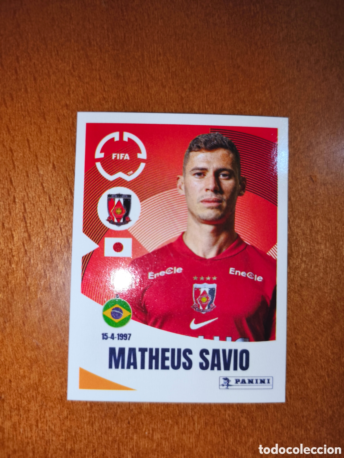 Cromos de f&uacute;tbol: Matheus Savio n&deg;287 Fifa Club World Cup 2025 Urawa Red Diamonds
