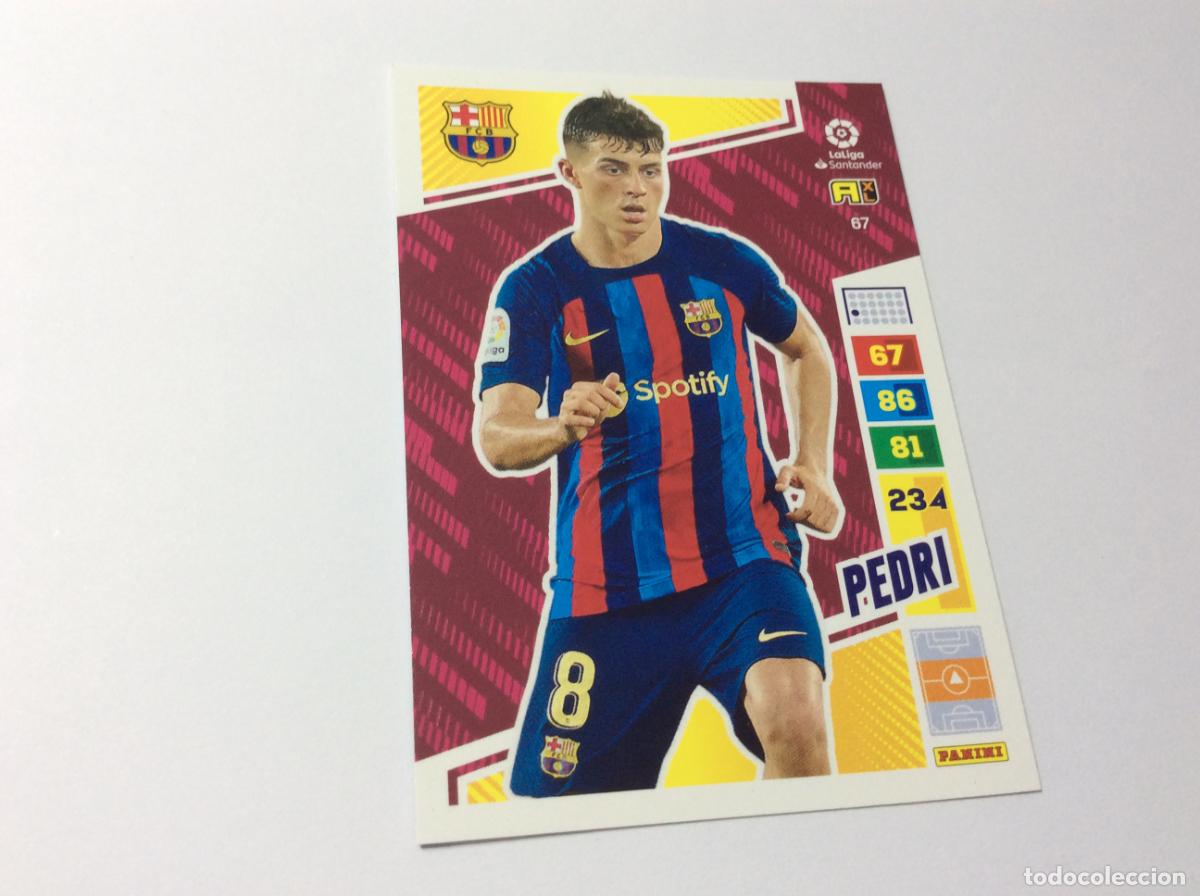 Cromos de f&uacute;tbol: 67 Pedri FC Barcelona Adrenalyn 22/23 2022 2023 Panini