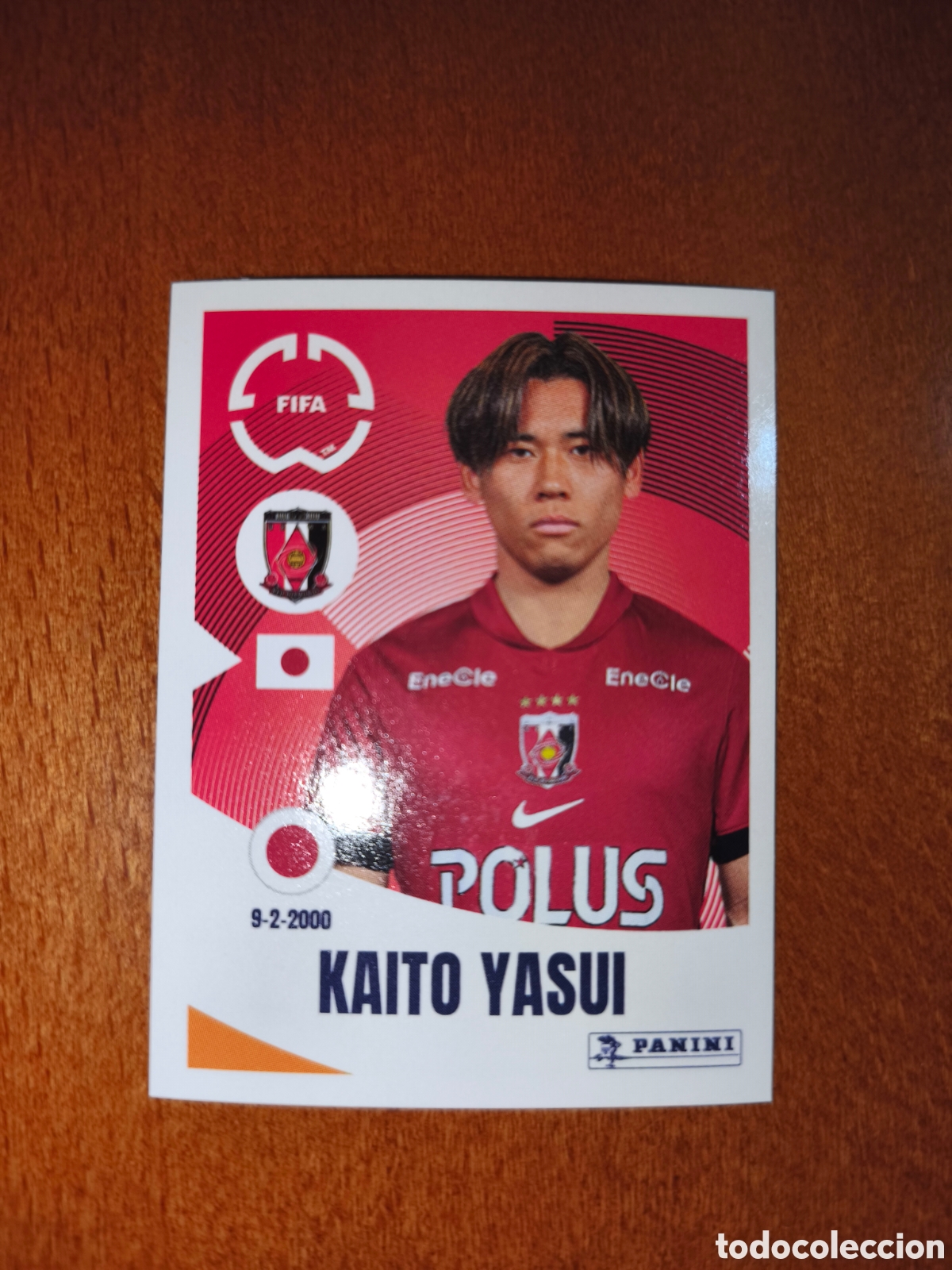 Cromos de f&uacute;tbol: Kaito Yasui n&deg;289 Fifa Club World Cup 2025 Urawa Red Diamonds