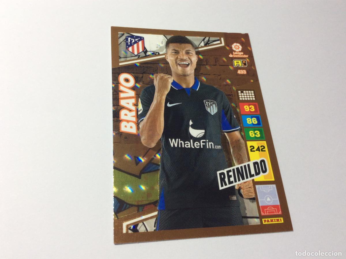 Cromos de f&uacute;tbol: 433 Bravo Reinildo Atl&eacute;tico Madrid Adrenalyn 22/23 2022 2023 Panini