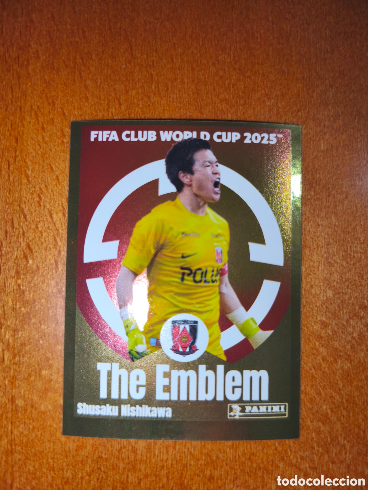 Fu&szlig;ball-Sticker: Shusaku Nishikawa n&deg;292 The Emblem Fifa Club World Cup 2025 Urawa Red Diamonds