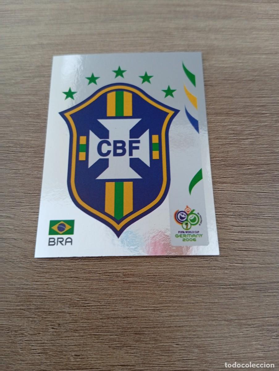 Football Stickers: ESCUDO BRASIL 379 ALEMANIA 2006 06 SIN PEGAR NUNCA PEGADO