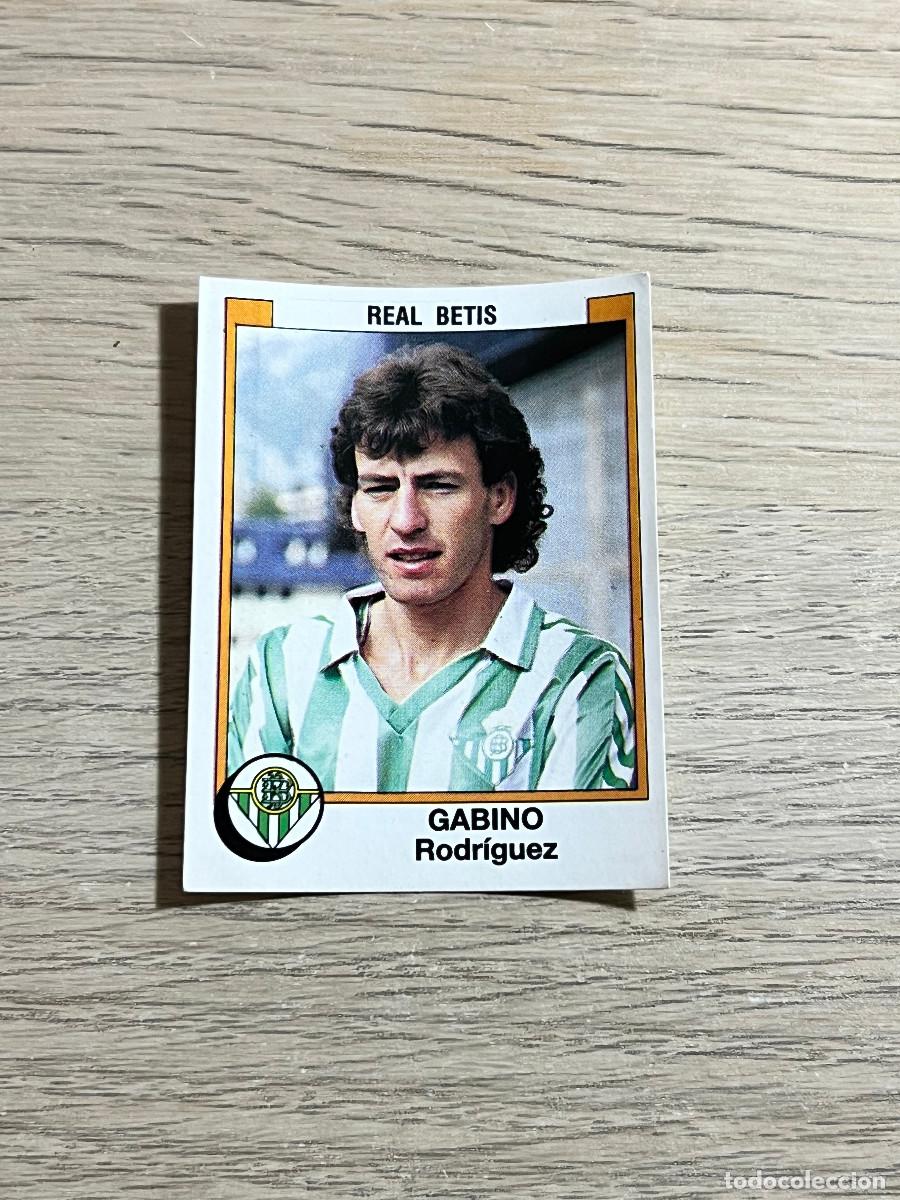 Cromos de f&uacute;tbol: 75 GABINO BETIS LIGA FUTBOL 88 PANINI NUNCA PEGADO SIN PEGAR 1988