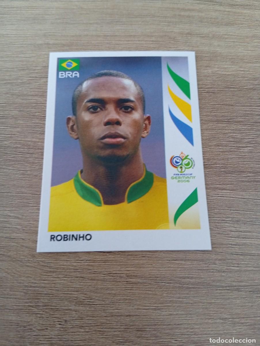 Cromos de f&uacute;tbol: ROBINHO 395 BRASIL ALEMANIA 2006 06 SIN PEGAR NUNCA PEGADO