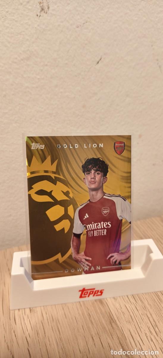 Cromos de f&uacute;tbol: Max Dowman #GL2 Arsenal Gold Lion Topps Premier League 2026/27
