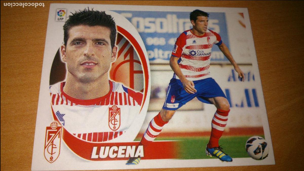 Cromos de f&uacute;tbol: TEMPORADA 2012 2013 12 13 COLOCA GRANADA N&ordm; 10 BIS LUCENA NUEVO SIN PEGAR