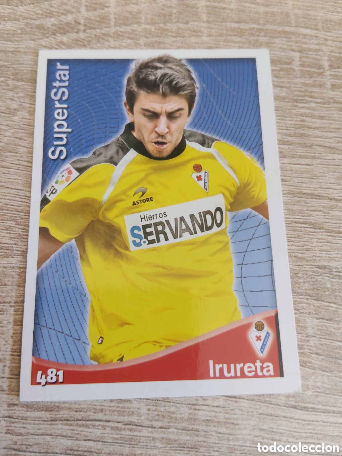 Cromos de f&uacute;tbol: Mundicromo las fichas de la liga 2015 481 Irureta super Star Eibar