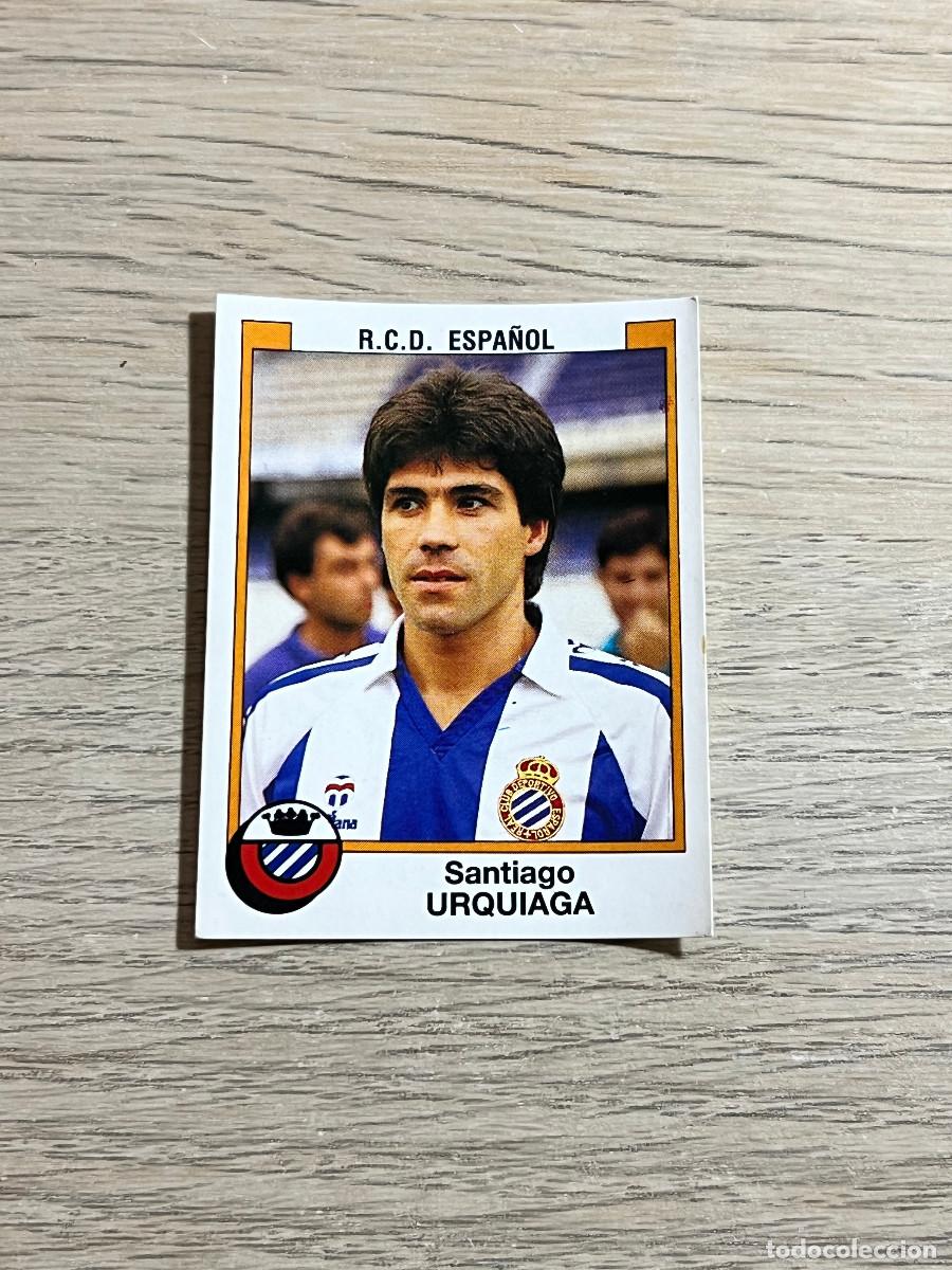 Cromos de f&uacute;tbol: 122 URQUIAGA ESPA&Ntilde;OL LIGA FUTBOL 88 PANINI NUNCA PEGADO SIN PEGAR 1988
