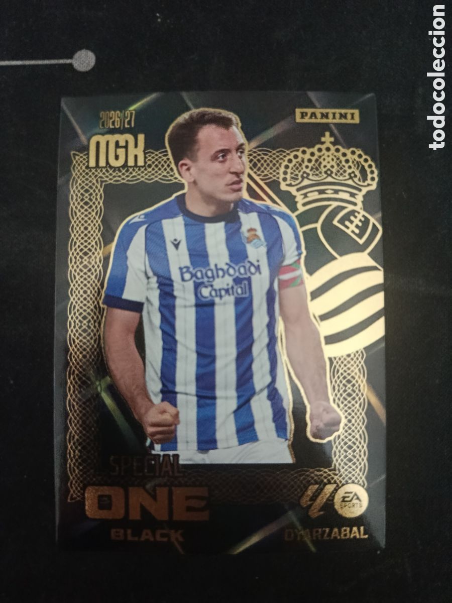 Cromos de f&uacute;tbol: Oyarzabal Special One Black Megacracks 26/27