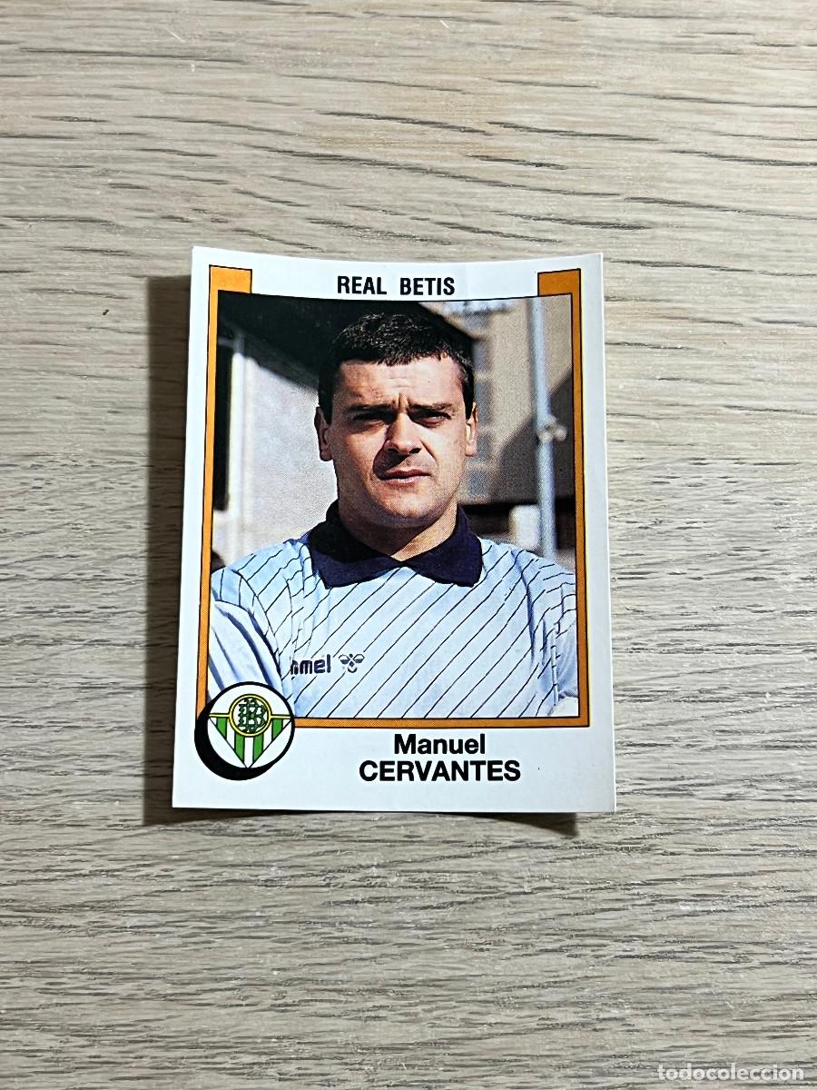 Cromos de f&uacute;tbol: 64 CERVANTES BETIS LIGA FUTBOL 88 PANINI NUNCA PEGADO SIN PEGAR 1988